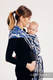 Tragetuch, Jacquardwebung (100% Baumwolle) - HUG ME - BLUE - Größe L #babywearing