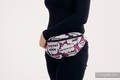 Waist Bag made of woven fabric, (100% cotton) - HUG ME - PINK  #babywearing