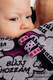 LennyUp Carrier, Standard Size, jacquard weave 100% cotton - HUG ME - PINK  #babywearing