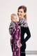 Sling, jacquard (100 % coton) - avec épaule sans plis - HUG ME PINK - standard 1.8m #babywearing