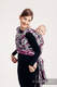 Żakardowa chusta do noszenia dzieci, 100% bawełna - PRZYTUL MNIE - RÓŻOWY - rozmiar M #babywearing