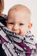 Baby Wrap, Jacquard Weave (100% cotton) - HUG ME - PINK - size XS #babywearing