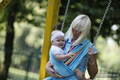 Baby Sling, Broken Twill Weave - Blue Lagoon - size S (grade B) #babywearing