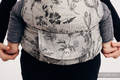 Nosidełko LennyUp z tkaniny żakardowej (100% bawełna), rozmiar standard - HERBARIUM Z OGRODU ROUNDHAY #babywearing