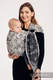 Żakardowa chusta kółkowa do noszenia dzieci, (100% bawełna) - HERBARIUM Z OGRODU ROUNDHAY - long 2.1m #babywearing