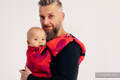 Nosidełko LennyUp z tkaniny żakardowej 100% bawełna , rozmiar standard - LOVKA MOJA WALENTYNKA #babywearing