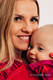 WRAP-TAI Tragehilfe Mini mit Kapuze/ Jacquardwebung / 100% Baumwolle - LOVKA MY VALENTINE #babywearing