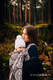 Baby Wrap, Jacquard Weave (74% cotton 26% silk) - FOLK HEARTS - NOSTALGIA - size S #babywearing