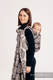 Baby Wrap, Jacquard Weave (74% cotton 26% silk) - FOLK HEARTS - NOSTALGIA - size M #babywearing
