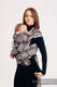 WRAP-TAI mini avec capuche, jacquard/ 74% Coton, 26% Soie / FOLK HEARTS - NOSTALGIA #babywearing
