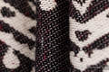 Fular, tejido jacquard (74% algodón, 26% seda) - FOLK HEARTS - NOSTALGIA - talla XL #babywearing