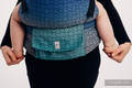 Mochila LennyUp, talla estándar, tejido jaquard 100% algodón - conversión de fular BIG LOVE ECHO #babywearing