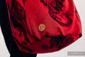 Bolso Hobo hecho de tejido de fular, 100% algodón - DRAGON - FIRE AND BLOOD #babywearing