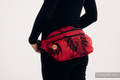 Waist Bag made of woven fabric, size large (100% cotton) - DRAGON - FIRE AND BLOOD #babywearing