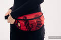 Waist Bag made of woven fabric, (100% cotton) - DRAGON - FIRE AND BLOOD #babywearing