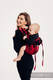 Nosidło Klamrowe ONBUHIMO z tkaniny żakardowej (100% bawełna), rozmiar Standard - DRAGON - OGIEŃ I KREW #babywearing