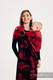 Sling, jacquard (100 % coton) - avec épaule sans plis - DRAGON FIRE AND BLOOD - standard 1.8m #babywearing