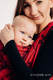 Żakardowa chusta do noszenia dzieci, bawełna - DRAGON - OGIEŃ I KREW - rozmiar M #babywearing