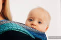 Żakardowa chusta do noszenia dzieci, bawełna - BIG LOVE ATMOSFERA - rozmiar XS #babywearing
