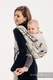 Baby Wrap, Jacquard Weave (63% cotton, 37% Merino wool) - GALLOP - THE SOUND OF SILENCE - size S #babywearing
