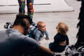 WRAP-TAI Tragehilfe Toddler mit Kapuze/ Jacquardwebung / 100% Baumwolle - LOVKA CLASSIC  #babywearing