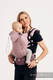 Mochila ergonómica, talla bebé, tejido espiga 100% algodón - LITTLE HERRINGBONE OMBRE PINK - Segunda generación #babywearing