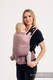 LennyUp Carrier, Standard Size, herringbone weave 100% cotton - LITTLE HERRINGBONE OMBRE PINK #babywearing