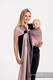 Ringsling, Jacquard Weave (100% cotton) - LITTLE HERRINGBONE OMBRE PINK - standard 1.8m #babywearing