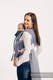 WRAP-TAI portabebé Mini con capucha/ tejido espiga/100% algodón/ LITTLE HERRINGBONE OMBRE BLUE  #babywearing