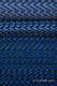 Tragetuch, Fischgrätmuster (100% Baumwolle) - LITTLE HERRINGBONE OMBRE BLUE - Größe M #babywearing