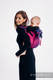 Nosidło Klamrowe ONBUHIMO z tkaniny żakardowej (43% bawełna, 57% wełna merino), rozmiar Toddler - SYMFONIA PRAGNIENIE #babywearing