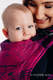 LennyUp Carrier, Standard Size, jacquard weave (43% cotton, 57% Merino wool) - SYMPHONY DESIRE #babywearing