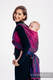 Żakardowa chusta do noszenia dzieci, 43% bawełna, 57% wełna merino - SYMFONIA PRAGNIENIE - rozmiar XS #babywearing