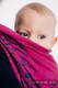 Baby Wrap, Jacquard Weave (43% cotton, 57% Merino wool) - SYMPHONY DESIRE - size S #babywearing