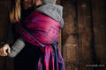 Fascia portabebè, tessitura Jacquard (43% cotone, 57% lana merinos) - SYMPHONY DESIRE - taglia L #babywearing