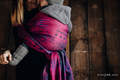 Écharpe, jacquard (43% Coton, 57% Laine mérinos) - SYMPHONY DESIRE - taille XL #babywearing