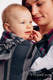 LennyGo Ergonomische Tragehilfe ,Größe Toddler , Kreuzköper-Bindung, 100% Baumwolle - SMOKY - FUCHSIA #babywearing
