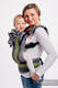 Nosidełko Ergonomiczne LennyGo z tkaniny skośnokrzyżowej 100% bawełna , rozmiar Baby - SMOKY - LIMONKA #babywearing