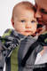 LennyGo Ergonomische Tragehilfe ,Größe Toddler , Kreuzköper-Bindung, 100% Baumwolle - SMOKY - LIME #babywearing