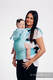 LennyGo Ergonomic Carrier, Baby Size, jacquard weave 100% cotton - BIG LOVE - ICE MINT #babywearing