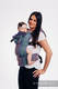 LennyGo Ergonomische Tragehilfe, Größe Baby, Jacquardwebung, 100% Baumwolle - BIG LOVE - SAPPHIRE #babywearing