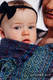 LennyGo Mochila ergonómica, talla bebé, jacquard 100% algodón - BIG LOVE SAPPHIRE (grado B) #babywearing