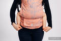 Nosidełko LennyUp z tkaniny żakardowej 100% bawełna , rozmiar standard, SYMFONIA - PARADISE CITRUS #babywearing