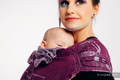 WRAP-TAI mini avec capuche, jacquard/ 100% coton / SYMPHONY - THE PEAR OF LOVE  #babywearing