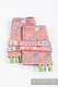 Drool Pads & Reach Straps Set, (60% cotton, 40% polyester) - SYMPHONY - PARADISE CITRUS  #babywearing
