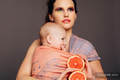 Baby Wrap, Jacquard Weave (100% cotton) - SYMPHONY - PARADISE CITRUS - size S #babywearing