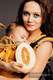 LennyGo Ergonomic Carrier, Baby Size, jacquard weave 100% cotton - SYMPHONY - SUN GIFT  #babywearing