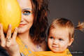 Fascia portabebè, tessitura Jacquard (100% cotone) - SYMPHONY - SUN GIFT - taglia M (seconda scelta) #babywearing