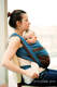 Chusta do noszenia dzieci, tkana splotem skośno-krzyżowym (100% bawełna) - LEŚNA ROSA - rozmiar XS #babywearing
