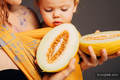 Baby Wrap, Jacquard Weave (100% cotton) - SYMPHONY - SUN GIFT - size M (grade B) #babywearing